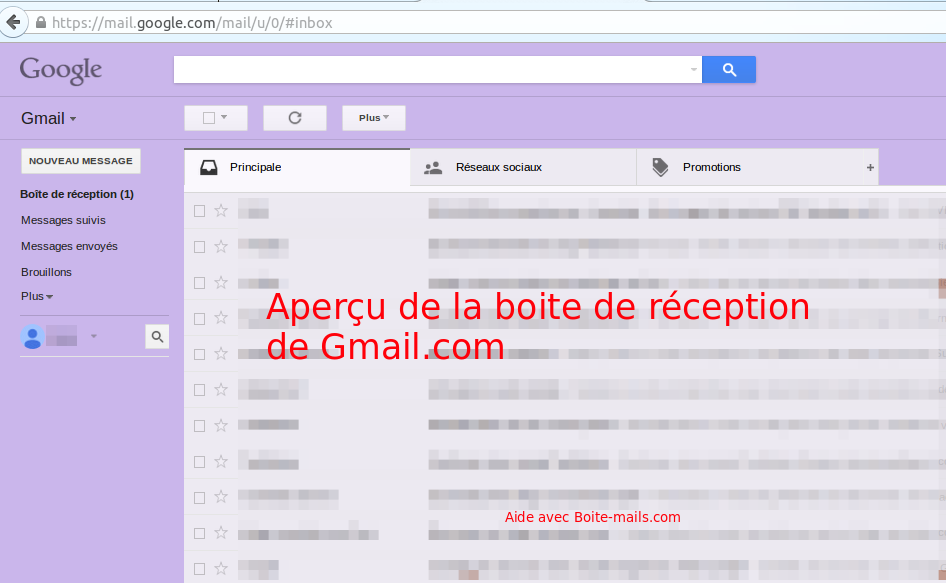 Inbox de gmail