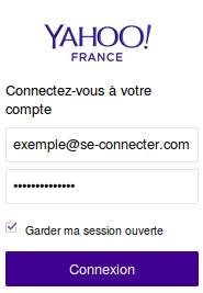 Yahoo mail se connecter